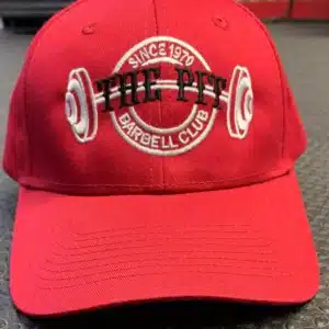 Ballcap with iconic Pit Barbell Club logo